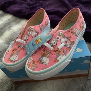 NIB Toy Story Vans with Bo-Peep and Woody.